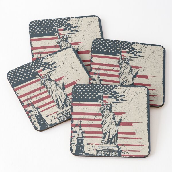 Item preview, USA Flag – Vintage Watercolor Patriotic Pattern designed and sold by ValentinaHramov.
