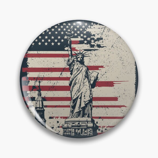 Item preview, USA Flag – Vintage Watercolor Patriotic Pattern designed and sold by ValentinaHramov.
