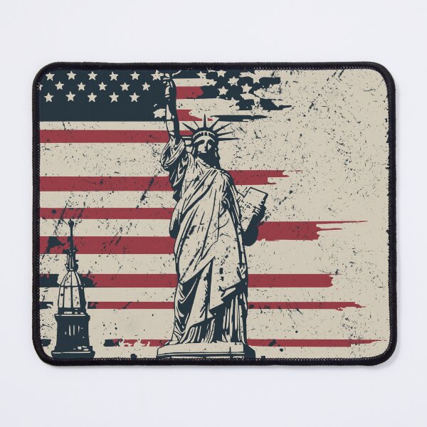 Item preview, USA Flag – Vintage Watercolor Patriotic Pattern designed and sold by ValentinaHramov.