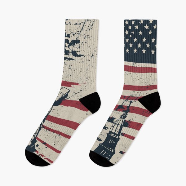 Item preview, USA Flag – Vintage Watercolor Patriotic Pattern designed and sold by ValentinaHramov.