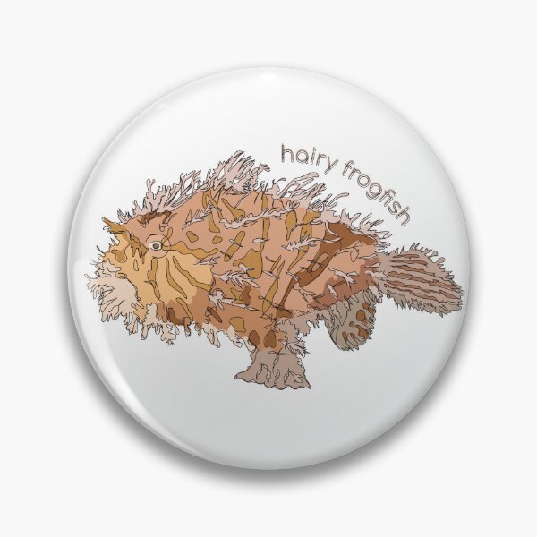 Item preview, Funky Aquatic Creatures: Hairy Frogfish designed and sold by abigailhausman.