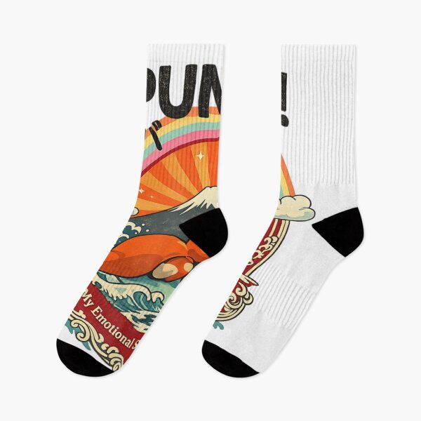 Item preview, Punch My Emotional Support Animal Funny Retro Japanese Meme Design designed and sold by Taniyah Gomes.