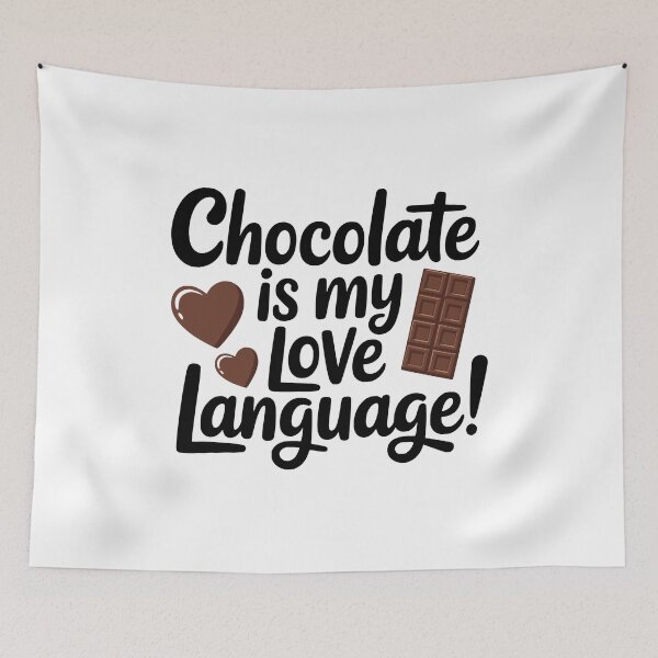 Item preview,  Chocolate Is My Love Language! Funny Chocolate Lover Gift designed and sold by PMCreative.