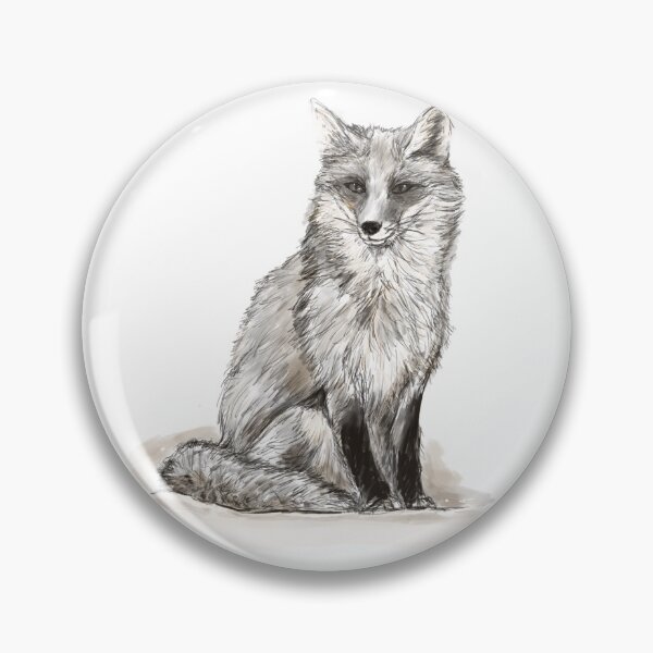 Item preview, Winter Fox Sketch designed and sold by hopenoli_art.