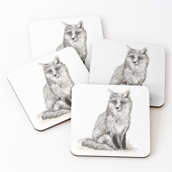 Item preview, Winter Fox Sketch designed and sold by hopenoli_art.