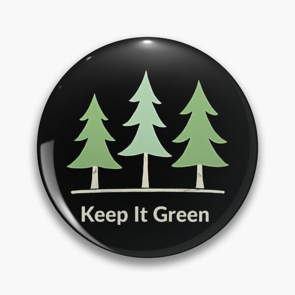 Item preview, Keep It Green – Minimalist Pine Tree Nature Design designed and sold by dkza.