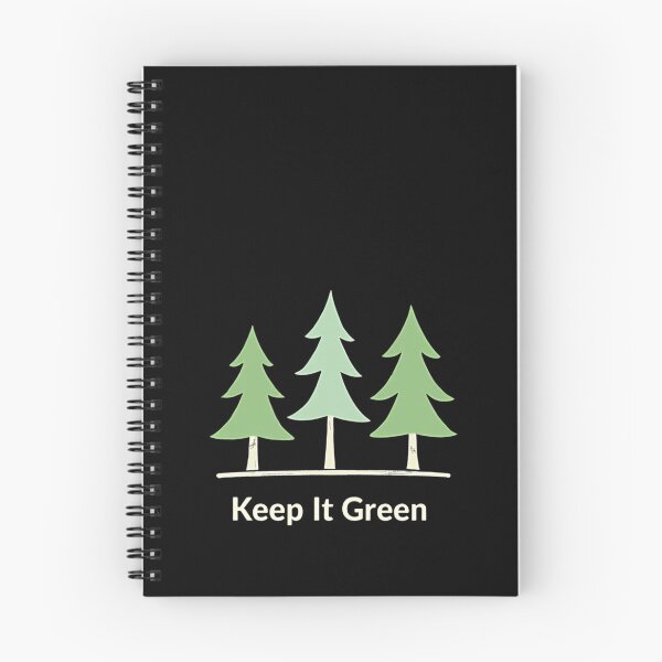 Item preview, Keep It Green – Minimalist Pine Tree Nature Design designed and sold by dkza.