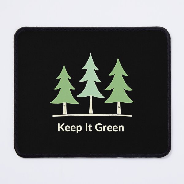 Item preview, Keep It Green – Minimalist Pine Tree Nature Design designed and sold by dkza.