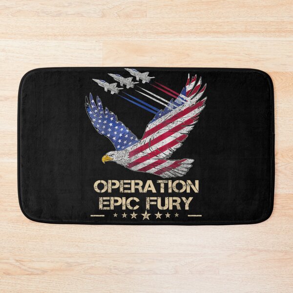 Item preview, Operation Epic Fury American Eagle Fighter Jets Patriotic Military Design designed and sold by Taniyah Gomes.