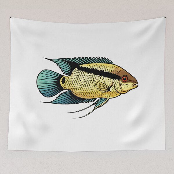 Item preview, Flag Cichlid (Mesonauta festivus) designed and sold by My-Thing.