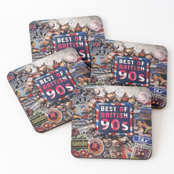 Item preview, Best of British 90s – Britpop Era Retro UK Music Culture Design designed and sold by GarnerSupplyCo.