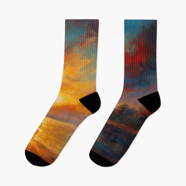 Item preview, Sunset Sailboat Serenity on Vibrant Horizon designed and sold by Joey Santiago.