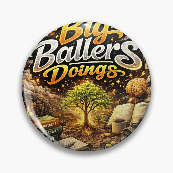 Item preview, Big Ballers  Doing  - Mindset  Growth Hustle Stiker designed and sold by stanleoofficial.
