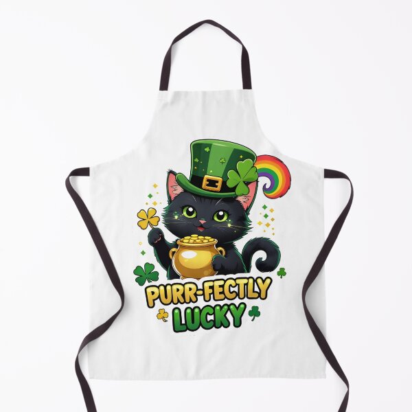 Item preview, Purr-fectly Lucky Shamrock Cat - St. Patrick's Day Sticker & Tee designed and sold by nuwanari.