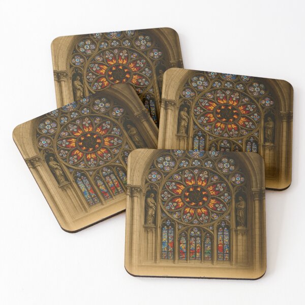 Item preview, Sacred Windows of Duomo di Milano – Gothic Cathedral Stained Glass Art designed and sold by ClearingCache.