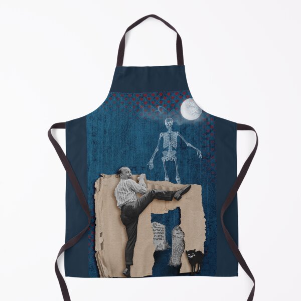 Item preview, Graveyard Dance – Surreal Halloween Collage Art designed and sold by The Blue Window.