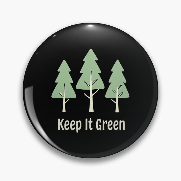 Item preview, Keep It Green – Minimalist Pine Tree Nature Design designed and sold by dkza.