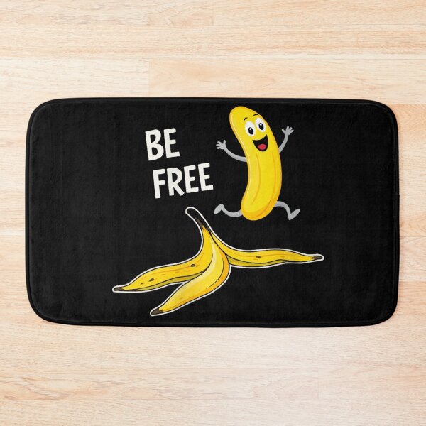 Item preview, Be Free Banana Slip Funny Cartoon Fruit Humor Joke Design designed and sold by Taniyah Gomes.
