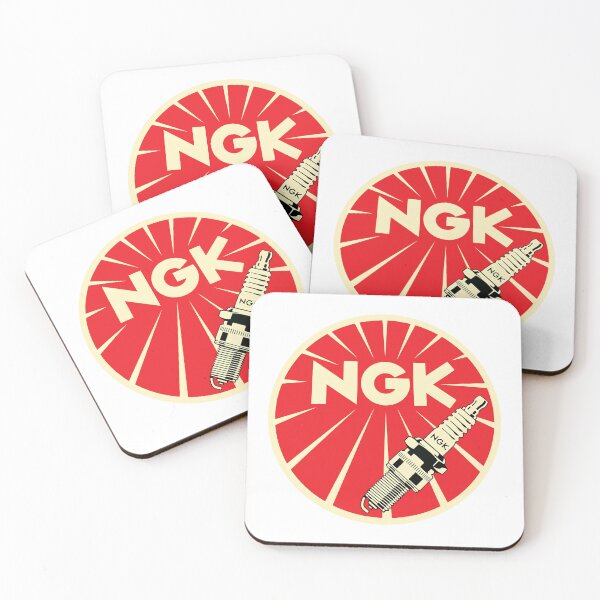 Item preview, Vintage NGK spark plugs - fuel yellowed finish designed and sold by retropetrol.