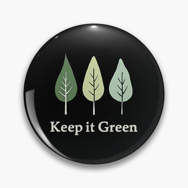 Item preview, Keep It Green – Minimalist Pine Tree Nature Design designed and sold by dkza.
