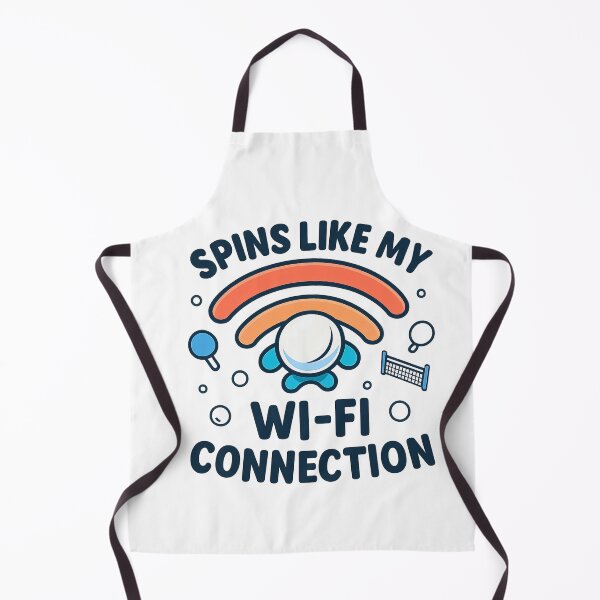 Item preview, Funny Wi-Fi Connection Table Tennis T-Shirt - Spins Like My WiFi Ping Pong Gift designed and sold by OhMyPingCo.