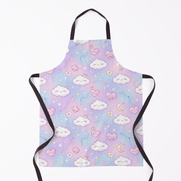 Item preview, Dreamy Clouds and Hearts Pattern designed and sold by StickVerse by Owais.