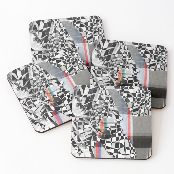 Item preview, Abstract Geometric Collage Checker Pattern designed and sold by Prawny.