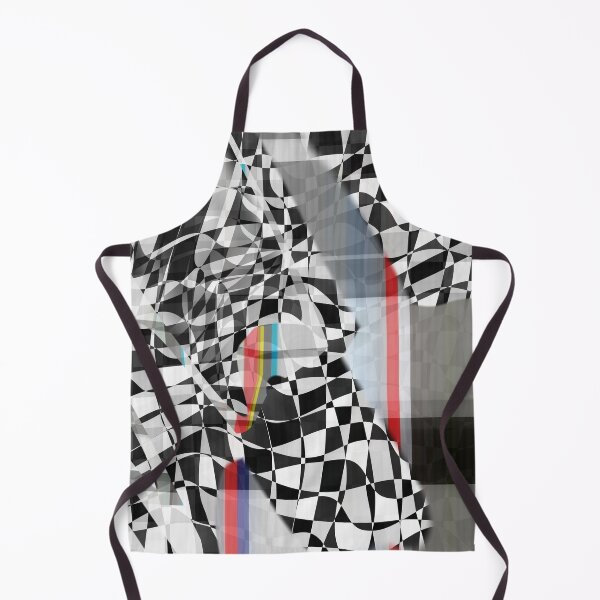 Item preview, Abstract Geometric Collage Checker Pattern designed and sold by Prawny.