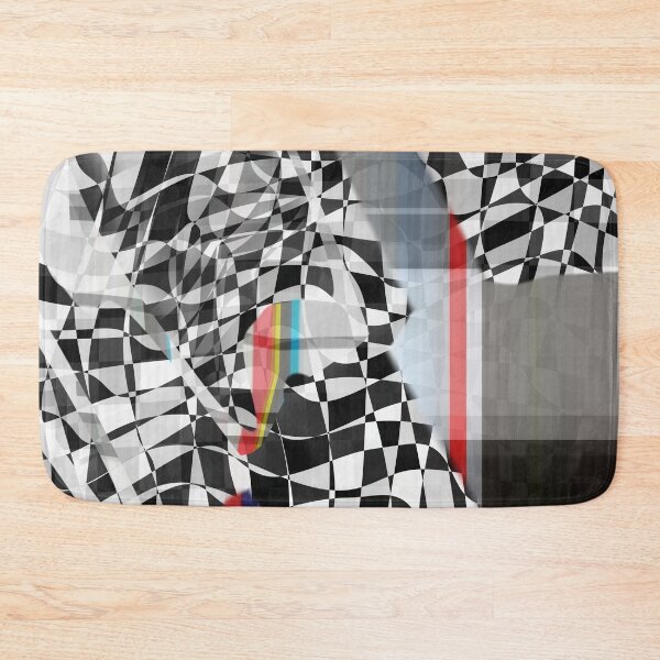 Item preview, Abstract Geometric Collage Checker Pattern designed and sold by Prawny.