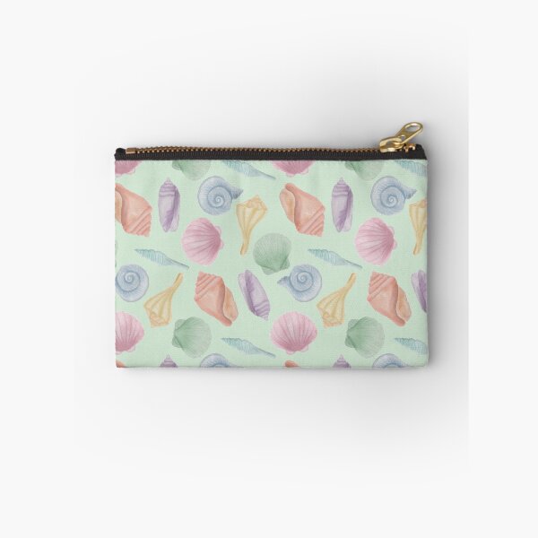 Item preview, Soft Watercolor Coastal Seashell Seamless Pattern designed and sold by Seamlessly Buffalo.