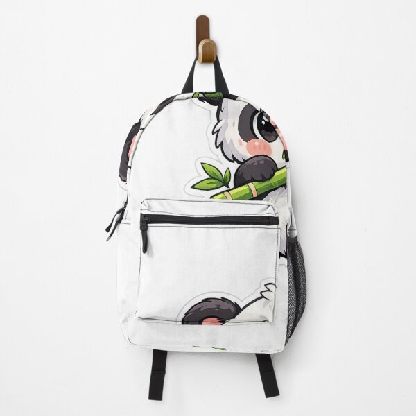 Item preview, Cute Panda Eating Bamboo – Kawaii Panda Cartoon designed and sold by ArtWaveStudio8.