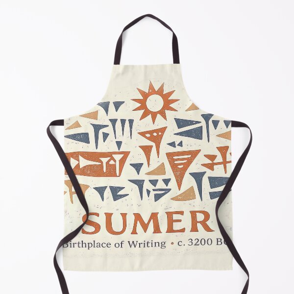Item preview, Sumerian Cuneiform Ancient Writing Art designed and sold by Retr0Tshirts.