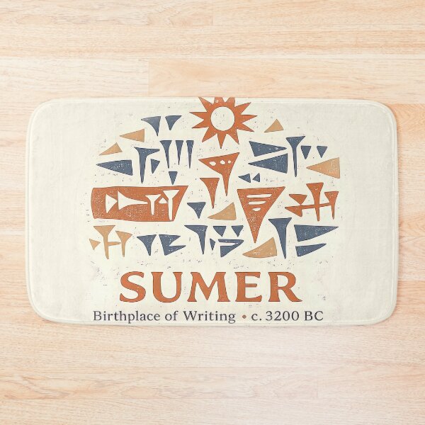 Item preview, Sumerian Cuneiform Ancient Writing Art designed and sold by Retr0Tshirts.