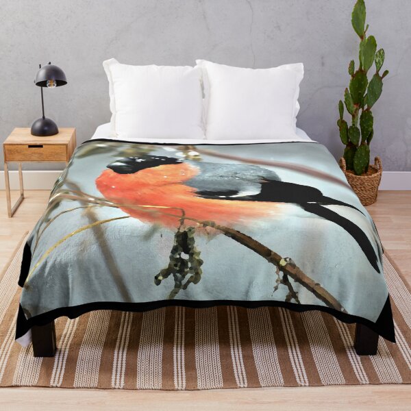 Item preview, Beautiful Small Bird in Winter scenery  designed and sold by GoodVibesOcean.