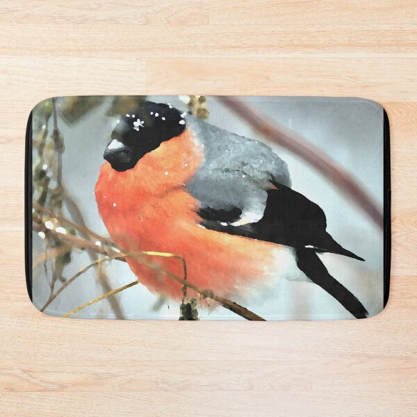 Item preview, Beautiful Small Bird in Winter scenery  designed and sold by GoodVibesOcean.