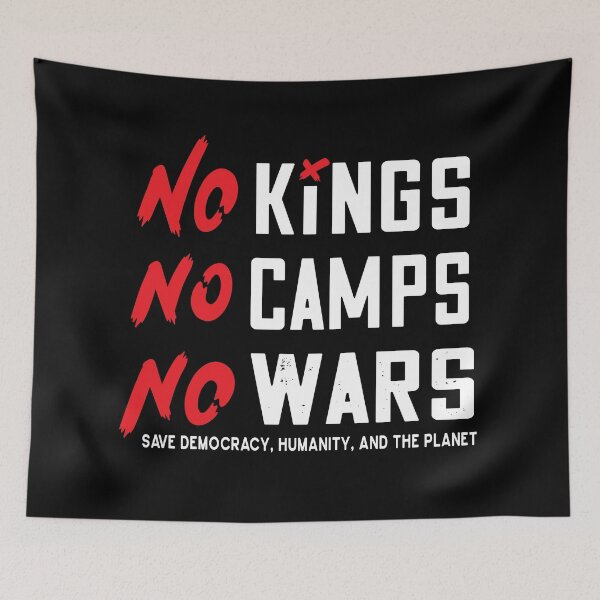 Item preview, No Kings, No Camps, No Wars designed and sold by jitterfly.