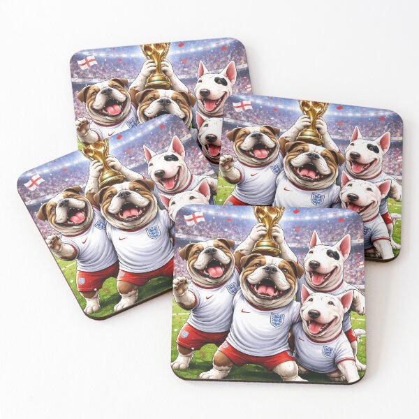 Item preview, England Football Dogs – Bulldogs & Bull Terriers World Cup Celebration Design designed and sold by GarnerSupplyCo.