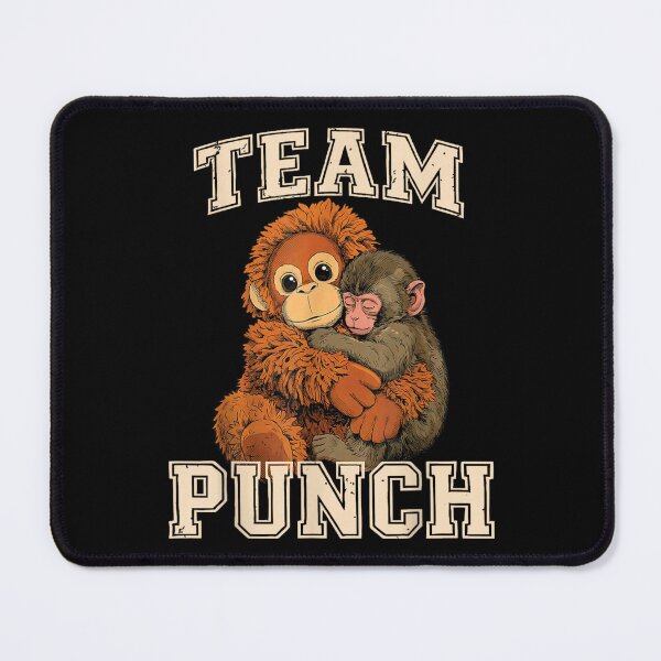 Item preview, Team Punch Cute Monkey Hug Funny Friendship Animal Graphic designed and sold by Daisy Grimes.