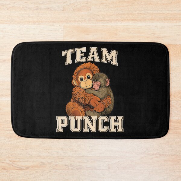 Item preview, Team Punch Cute Monkey Hug Funny Friendship Animal Graphic designed and sold by Daisy Grimes.