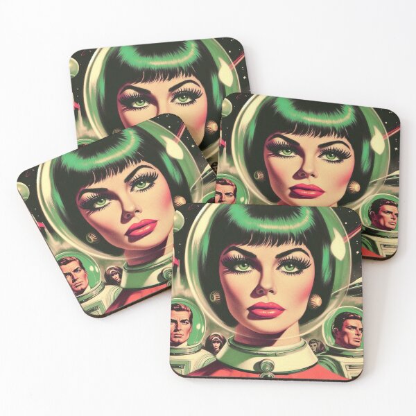 Item preview, Vintage Space Girl designed and sold by PulpVintage.