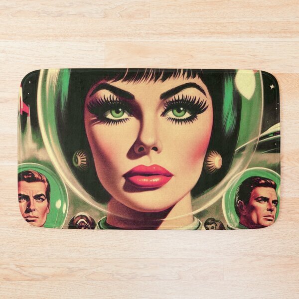 Item preview, Vintage Space Girl designed and sold by PulpVintage.