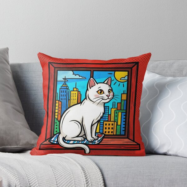 Item preview, Happy cat at the window designed and sold by Sigtrix.