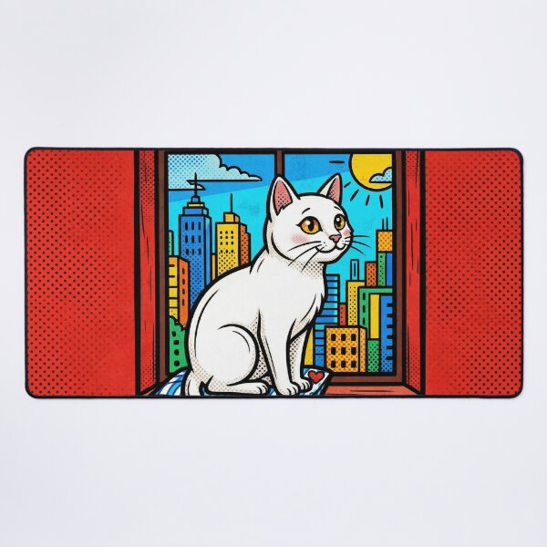 Item preview, Happy cat at the window designed and sold by Sigtrix.