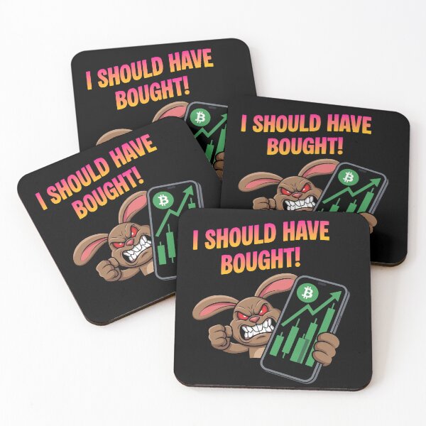 Item preview, Angry Bunny Crypto FOMO - I Should Have Bought designed and sold by MavtM.