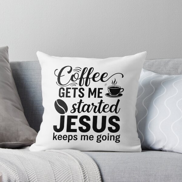 Item preview, Coffee gets started jesus keeps me going designed and sold by easttesgift.