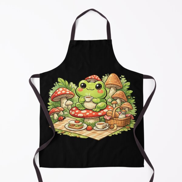 Aperçu de l'œuvre Picnic charm d'une grenouille heureuse créée et vendue par FroggyOnly.