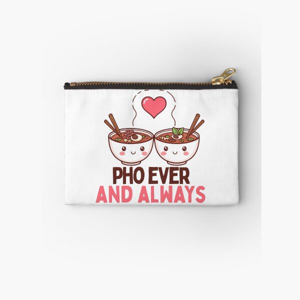 Item preview, Pho Ever and Always Kawaii Noodle Soup Pun Art designed and sold by PunTeestic.