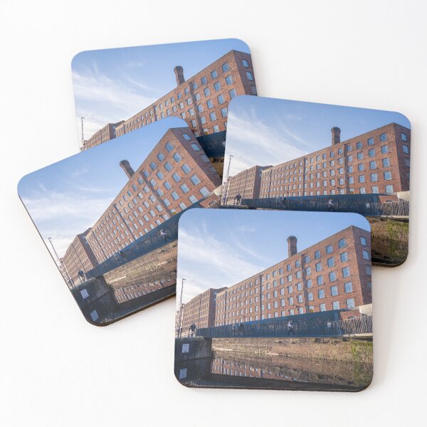 Item preview, Old warehouse buildings in the New Islington Marina in Manchester designed and sold by WorldScenery.