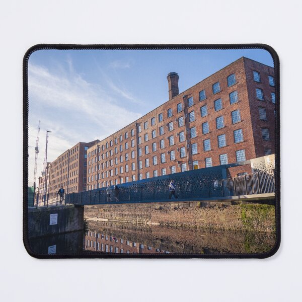 Item preview, Old warehouse buildings in the New Islington Marina in Manchester designed and sold by WorldScenery.