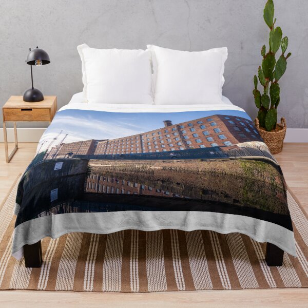 Item preview, Old warehouse buildings in the New Islington Marina in Manchester designed and sold by WorldScenery.